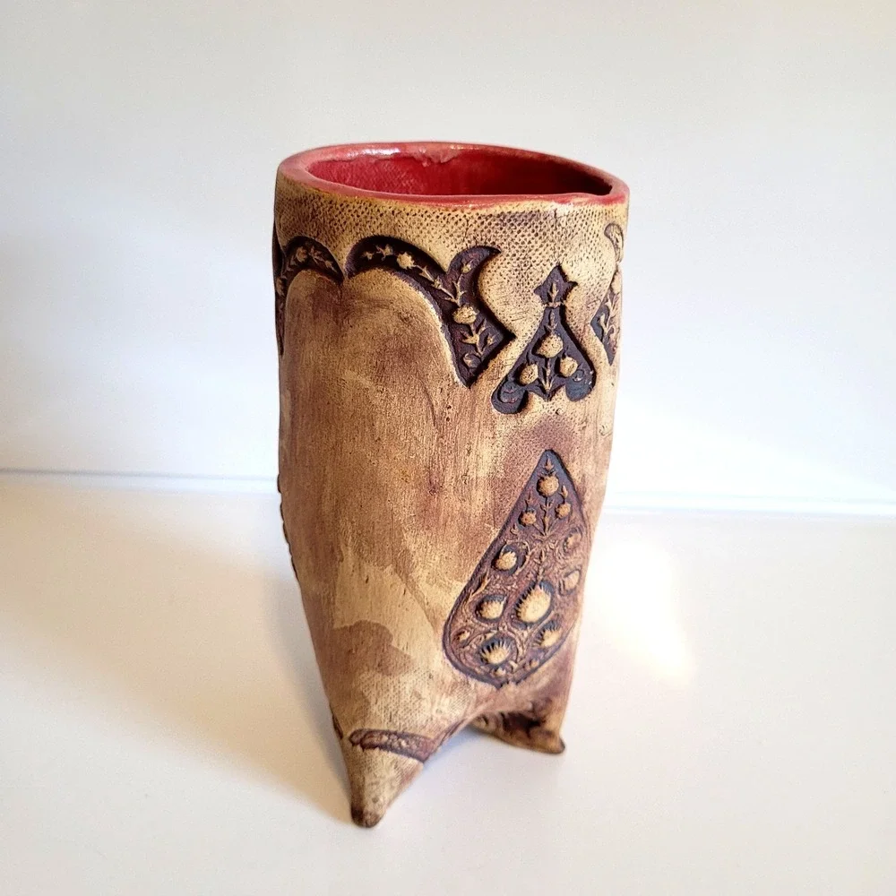 Handmade Art Pottery Vase 8